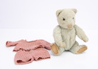 Lot 199 - A rare 1930s Chiltern blue Cubby teddy bear