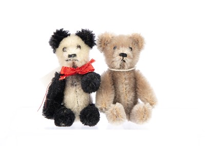 Lot 223 - Two post-war Schuco miniature teddy bears