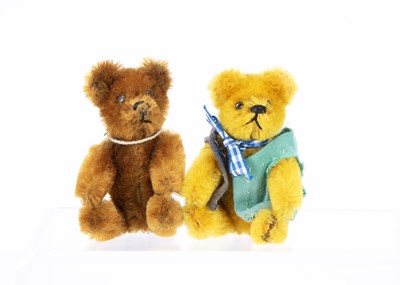 Lot 224 - Two post-war Schuco miniature teddy bears