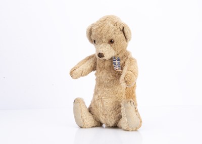 Lot 287 - A 1950s Chad Valley Cubby teddy bear pyjama case