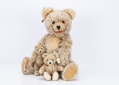 Lot 291 - Three post-war Continental teddy bears with labels