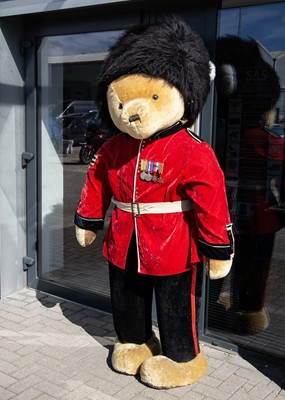 Lot 307 - A recent human sized Merrythought Grenadier Guardsman teddy bear