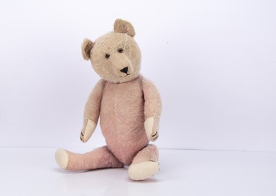 Lot 319 - A 1930s German pink mohair teddy bear