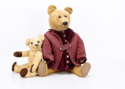 Lot 326 - Two characterful teddy bear friends