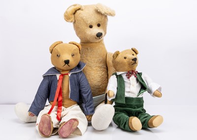 Lot 349 - Two Continental teddy bears