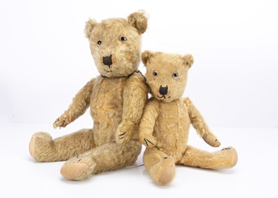 Lot 364 - Two 1930s Chiltern-type teddy bears