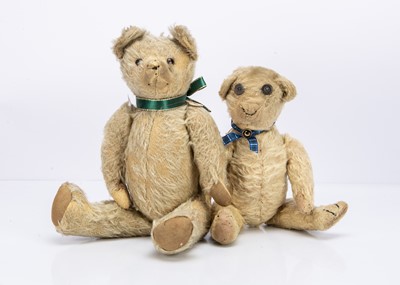 Lot 365 - Two 1920-30s British teddy bears