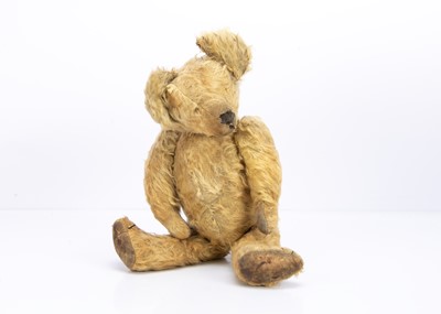 Lot 367 - An early British teddy bear