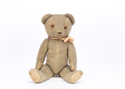 Lot 371 - A 1930s blonde wool plush teddy bear