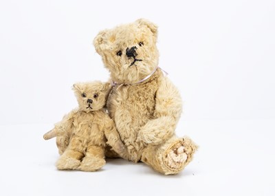 Lot 390 - A Farnell golden wool plush teddy bear