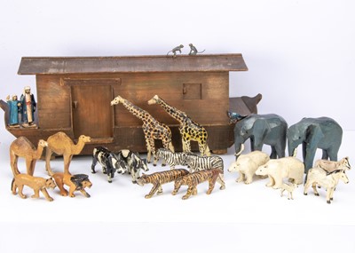 Lot 401 - A rare Forest Toys of Brockenhurst Noah’s Ark