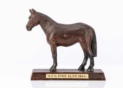 Lot 406 - A rare Forest Toys of Brockenhurst N.F.H. Pony Club 1948 trophy