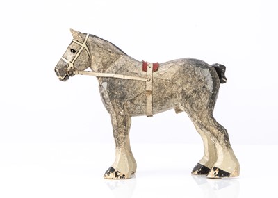 Lot 408 - A rare Forest Toys of Brockenhurst heavy horse