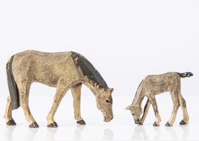 Lot 412 - A Forest Toys of Brockenhurst New Forest pony and foal