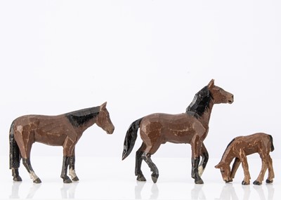 Lot 415 - Three Forest Toys of Brockenhurst New Forest ponies