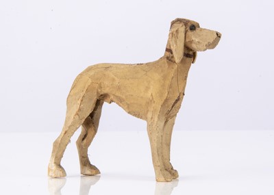 Lot 444 - A Forest Toy of Brockenhurst sight hound dog