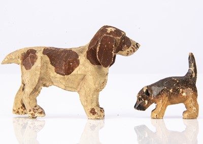 Lot 465 - Two Forest Toy of Brockenhurst dogs