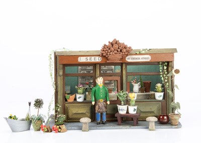 Lot 479 - An English folk-art J. Seed flower shop