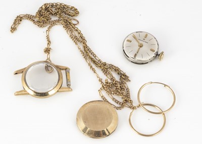 Lot 265 - A small collection of gold jewellery