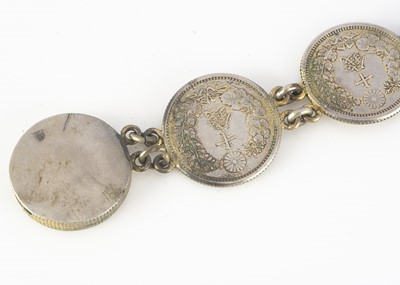 Lot 266 - A late 19th Century Spanish and Japanese coin necklace