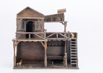 Lot 539 - A late 19th century toy stable