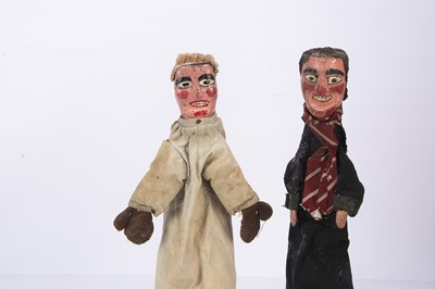 Lot 549 - Two professional Punch & Judy puppets from the Vic Taylor and Billy Norman collection