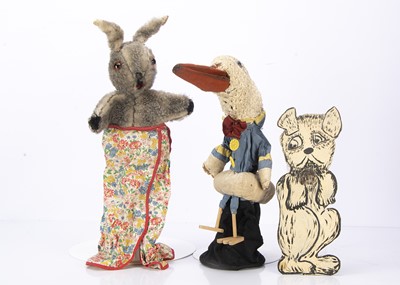 Lot 552 - Two professional Punch & Judy puppets from the Vic Taylor and Billy Norman collection