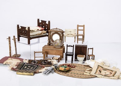 Lot 604 - Dolls’ house furniture and furnishings