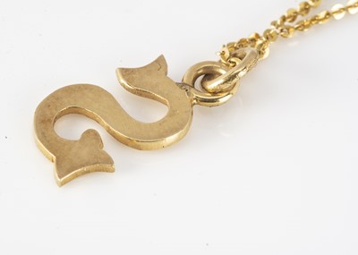 Lot 285 - Two 9ct gold necklaces