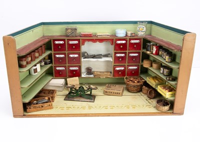 Lot 758 - A German 1910-20s toy grocery shop