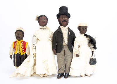 Lot 849 - A fine late 19th century hand-stitched cloth West Indies wedding party from the Mr Potter Museum of Curiosities