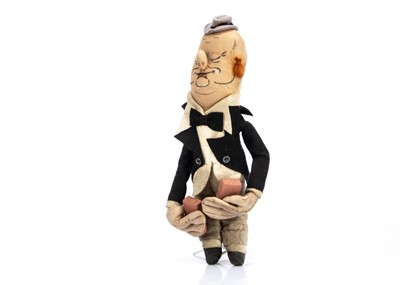 Lot 853 - A rare Chad Valley Winston Churchill cloth doll