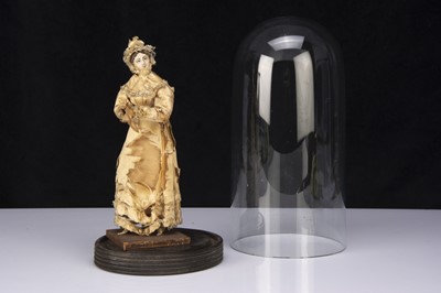 Lot 881 - An unusual 19th century papier-mache lady