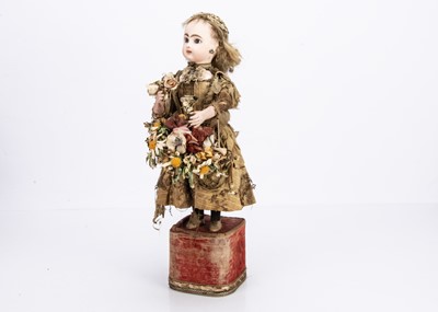 Lot 950 - A late 19th century Leopold Lambert flower seller automaton