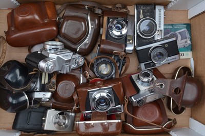 Lot 10 - A Tray of Various 35mm Cameras
