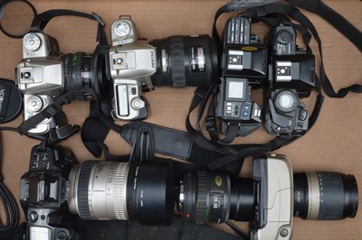 Lot 12 - A Group of SLR Cameras