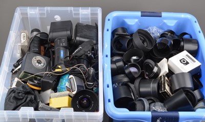 Lot 13 - Four Boxes of Camera Related Accessories