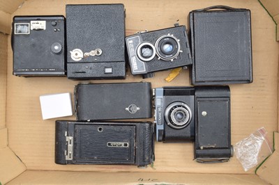 Lot 14 - Box and Folding Cameras