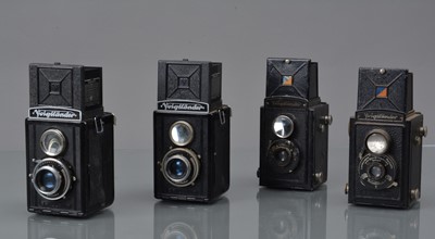 Lot 35 - Four Voigtländer Brillant TLR Cameras
