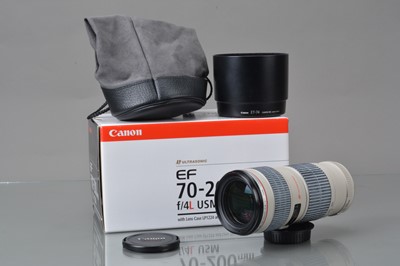 Lot 86 - A Canon EF 70-200mm f/4 L USM Lens