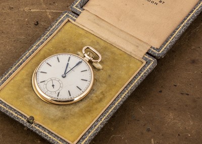 Lot 400 - A c1930s Rolex 9ct gold open faced pocket watch