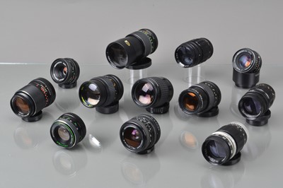 Lot 124 - A Group of Various Lenses