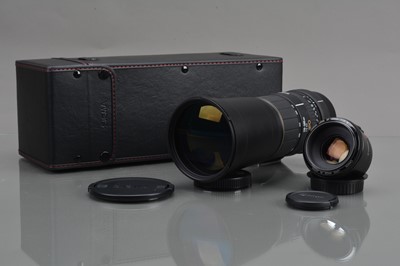 Lot 143 - A Canon EF and a for Canon Lens