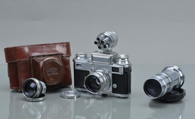 Lot 155 - A Zeiss Ikon Contax III Rangefinder Camera