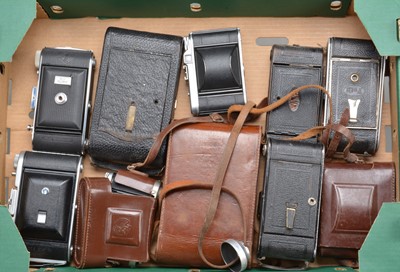 Lot 162 - A Tray of Folding Cameras