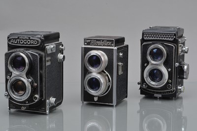 Lot 201 - Three TLR Cameras