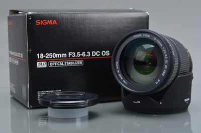 Lot 236 - A Sigma DC 18-250mm f/3.5-6.3 HSM OS Lens