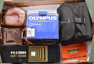 Lot 245 - Cameras and Related Accessories