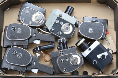 Lot 254 - Seven Quartz 8mm Cine Cameras