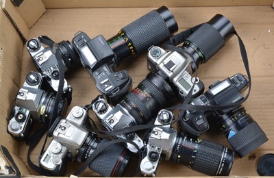 Lot 269 - A Group of Pentax SLR Cameras